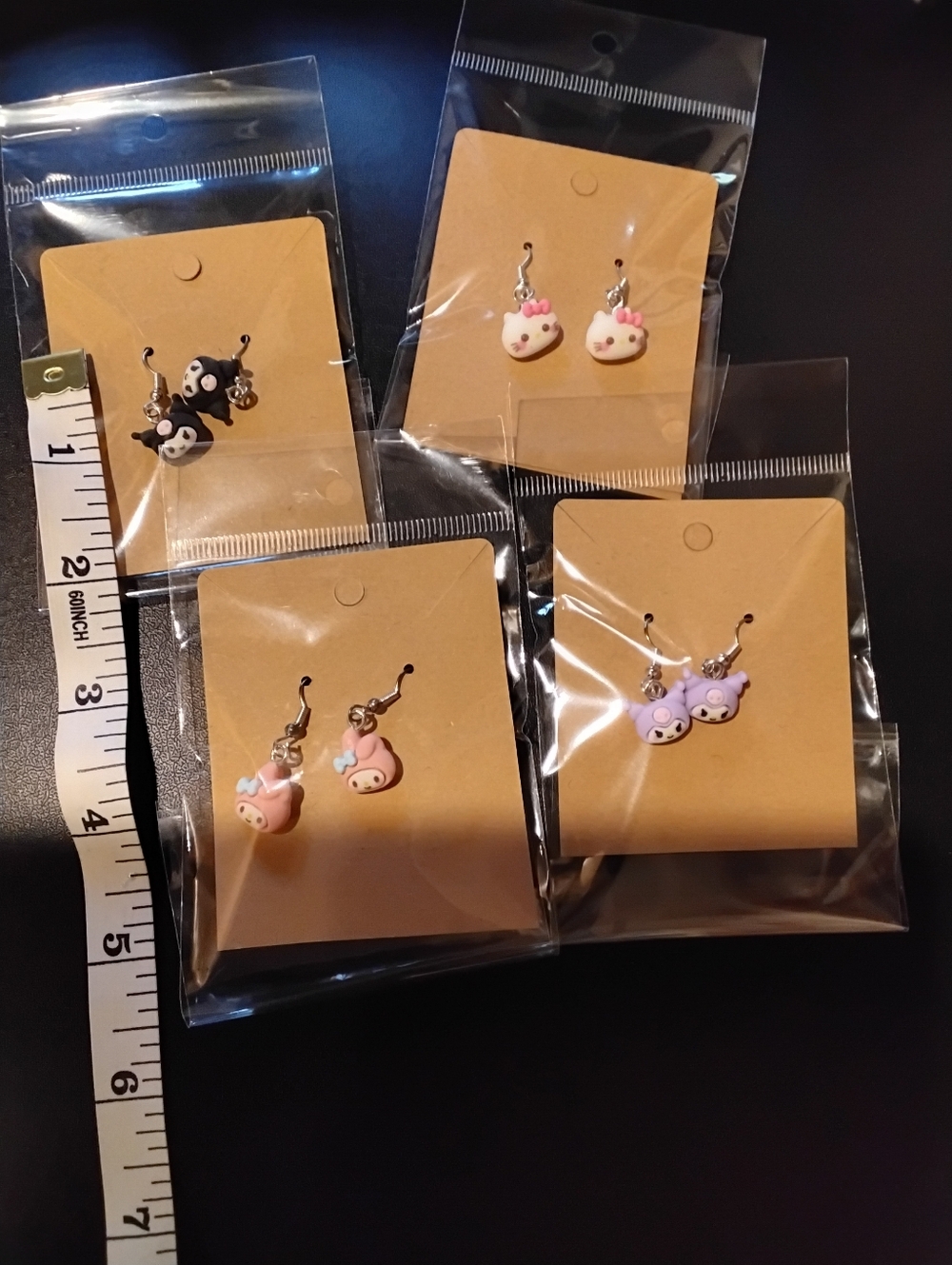 2/$15 Handmade Hello Kitty Character Earrings Firm Price